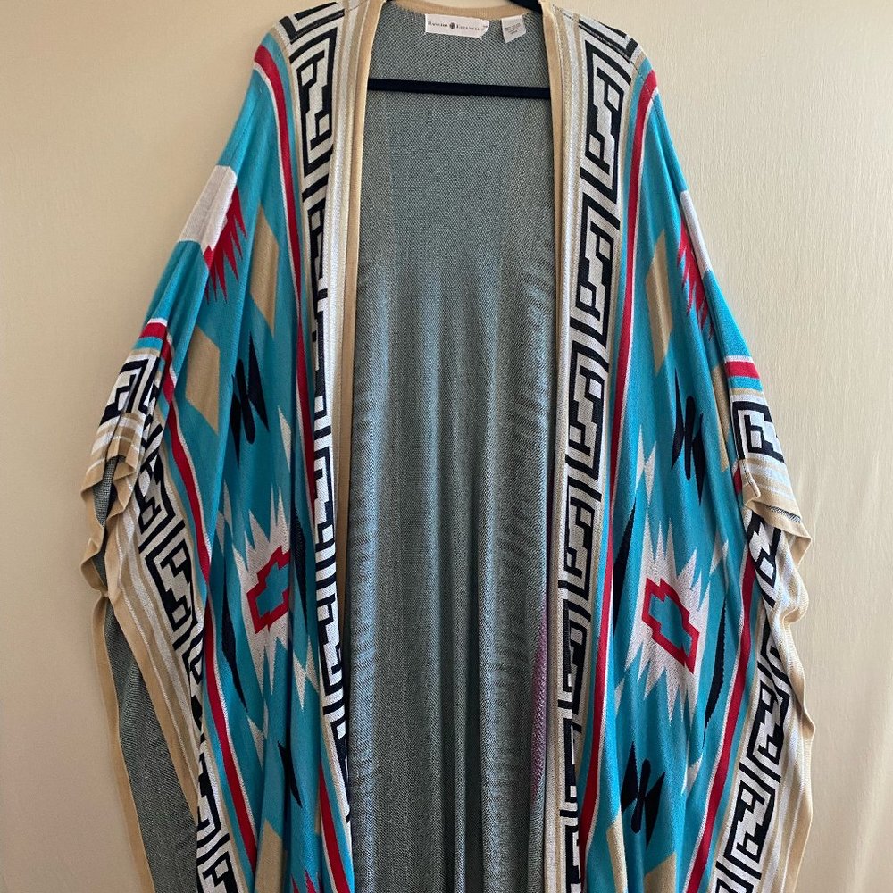 Rancho Estancia Southwestern Print Oversized Shawl
